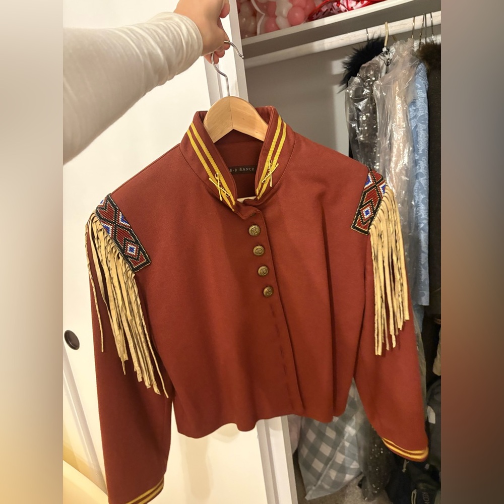 Double D ranch fringe jacket